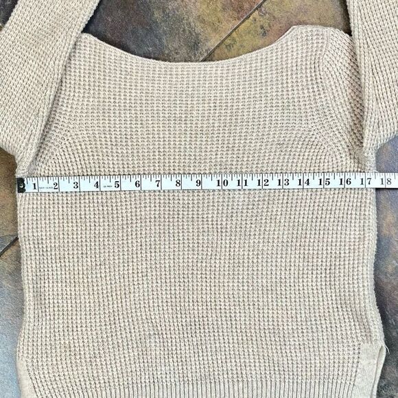 Gap Wide Neck Waffle Sweater XS - Picture 9 of 10